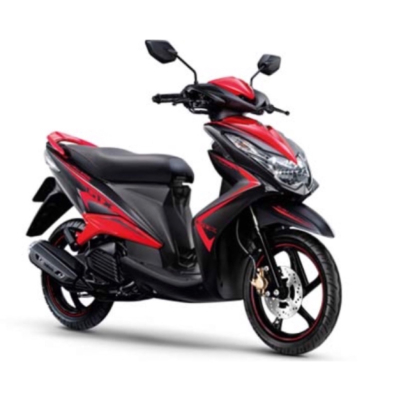 กันร้อนท่อmio125i-qbix-gt125-เคฟล่าดำ