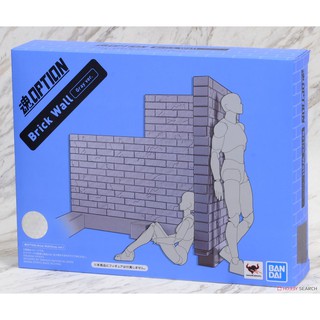 BANDAI Soul Option Brick Wall (Gray Ver.) (Display) 4573102555588