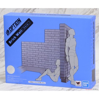 BANDAI Soul Option Brick Wall (Gray Ver.) (Display) 4573102555588