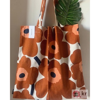 กระเป๋า Marimekko Tote bag ของแท้ - สีน้ำตาล