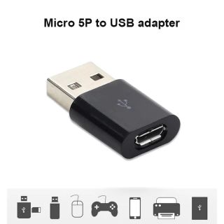 Etmakit USB ชายไปยัง Micro USB หญิงแปลงอะแดปเตอร์ OTG Data Charger สำหรับแท็บเล็ตโทรศัพท์ PC