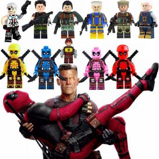 เข้ากันได้กับ Leging Marvel Deadpool ฟิกเกอร์ ขนาดเล็ก บล็อกตัวต่อ ของเล่น ของขวัญวันเกิด สําหรับเด็ก