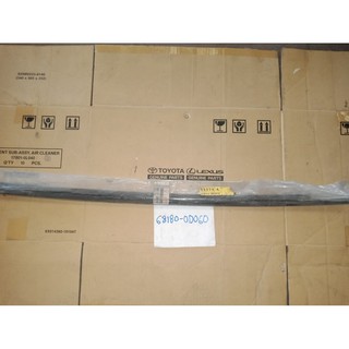 980. 68180-0D060 คิ้วรีดน้ำตัวนอกประตูหลังขวา YARIS ปี 2006-2009 ของแท้ เบิกศูนย์ โตโยต้า Toyota (TTGSHO)