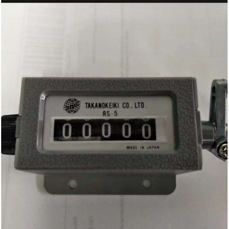 TOGOSHI RS-5 TAKANOKEIKI made inJapan Counter เครื่องนับจำนวนแบบคันโยก ...