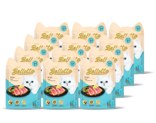 เบลลอตต้า (Bellotta) อาหารแมวชนิดเปียก รสปลาทูน่า แบบซอง 85 g. (แพ็ค 12)