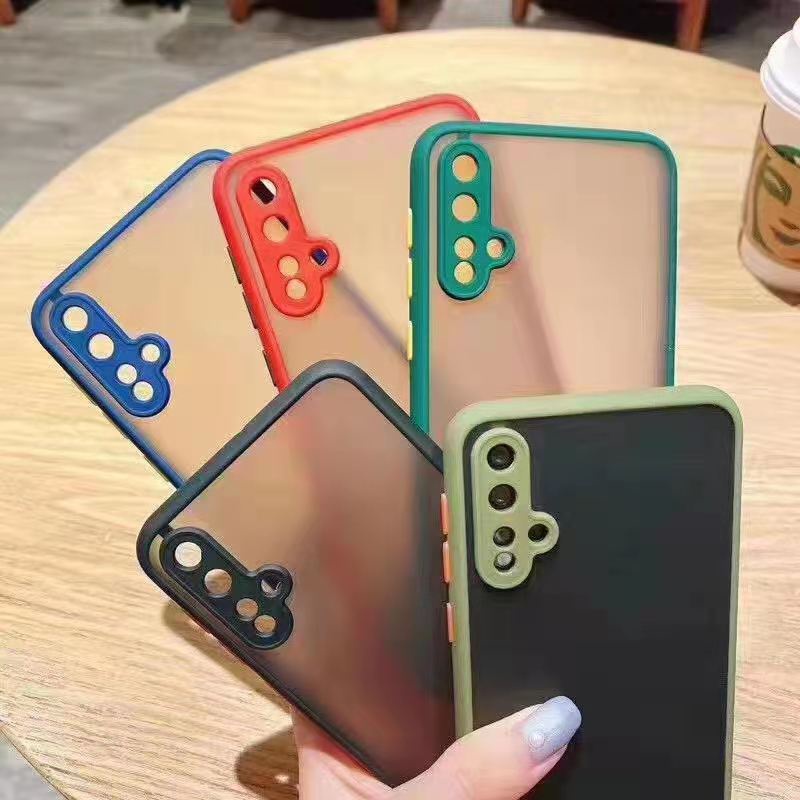 saleเคสกันกระแทก-ปุ่มสีผิวด้านhuawei-y9-19-y6p-y7pro-y7-19-y6s-y6-19-y9s-y5-19-y9prime-p30-nova3i-nova7seขอบนิ่มหลังแข็ง