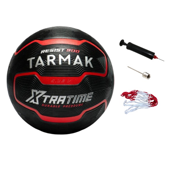 รูปภาพของTARMAK ลูกบาสเก็ตบอลสำหรับผู้ใหญ่รุ่น R900 เบอร์ 7 (สีแดง/ดำ) ที่ทนทานและจับกระชับมืออย่างมากลองเช็คราคา