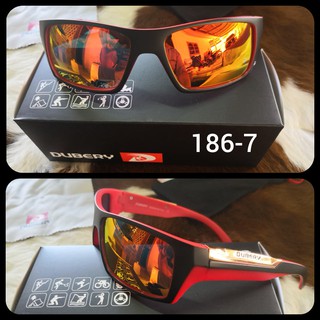 [ส่งจากไทย+ของแถม]แว่นกันแดด รุ่น186-7 เลนส์ polarized ของแท้100% ตัดแสง สบายตา ยี่ห้อ DUBERY