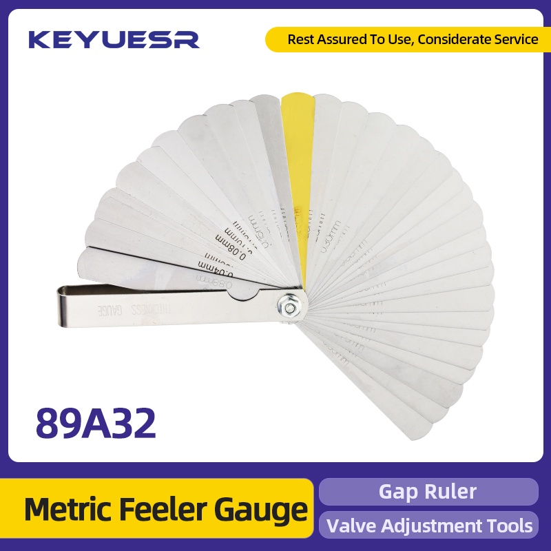 89a32-inch-feeler-gauge-set-of-probes-spark-plug-gap-gauge-probe-thickness-gauge-filler-gauge-valve-clearance-adjustment