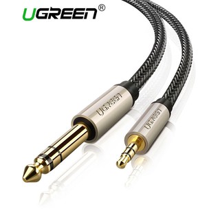 สินค้า Ugreen (AV127) 6.35mm 1/4\" Male to 3.5mm 1/8\" TRS Stereo Audio Cable for iPod, Amplifier