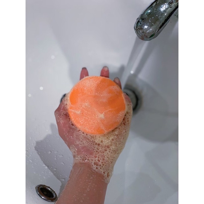 valenwhite-vitaminc-soap-สบู่วิตตามินซีส้ม-อาบสะอาด-ผิวกระจ่างใส-สบู่ตัวใส