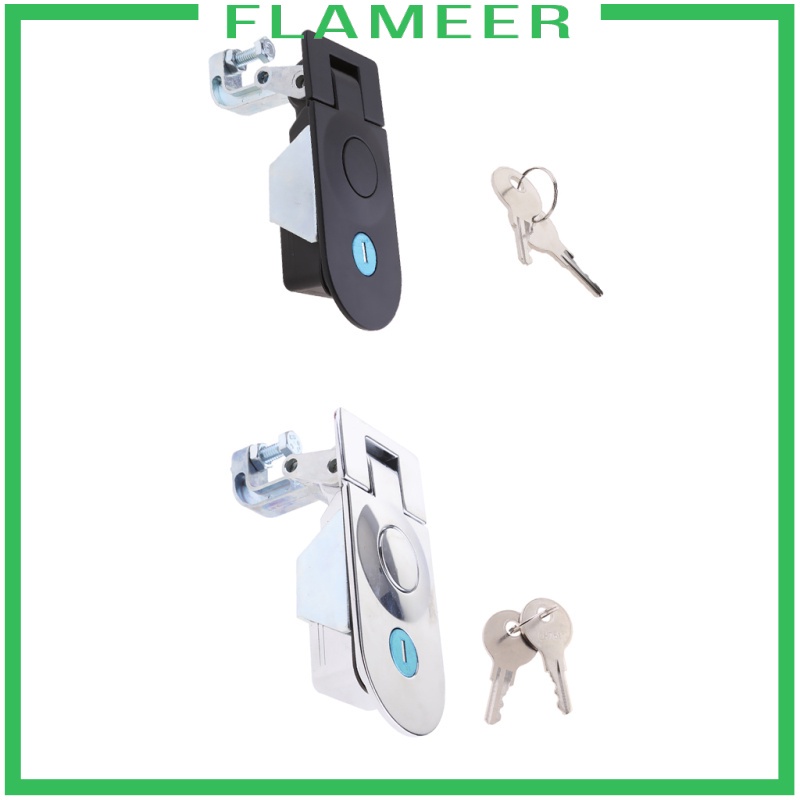 flameer-compression-latch-panel-lock-for-motorhome-flush-lever-adjustable-black
