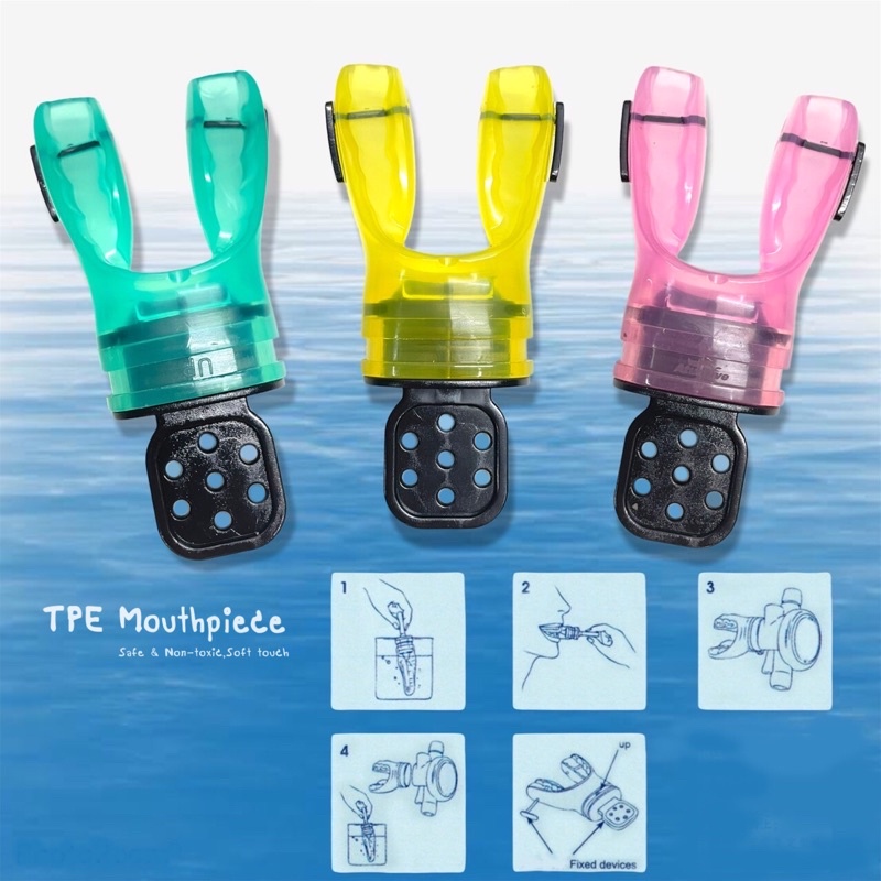 เมาท์พีชพิมพ์ฟัน-tpe-mouthpiece-มีหลายสีพร้อมส่ง