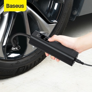 ภาพหน้าปกสินค้าBaseus 12V 150PSI เครื่องปั๊มลมยางรถยนต์ ขนาดเล็ก แบบพกพา ปั๊มลมยางดิจิตอลอัจฉริยะ สําหรับปั๊มลมจักรยานอัตโนมัติ ซึ่งคุณอาจชอบราคาและรีวิวของสินค้านี้