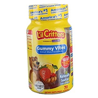 Lil Critters Gummy Vites Daily Kids  70 Gummy  วิตามินรวม รสผลไม้รวม 70 ตัว