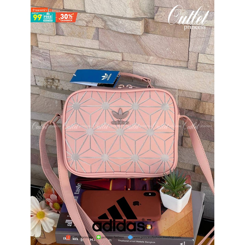 Adidas Originals 3D Mini Airliner Style Shoulder Bag sport matte Shopee Thailand