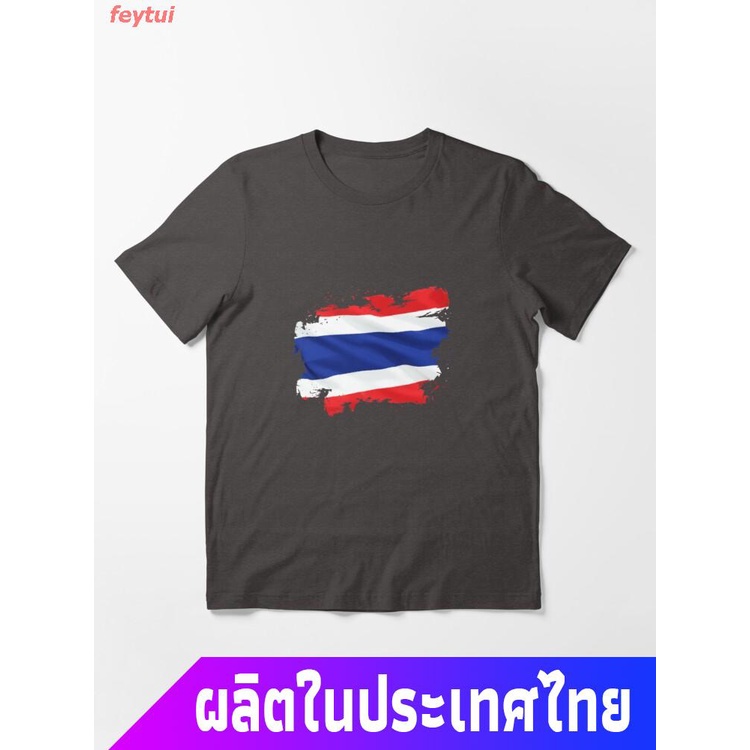 ธงชาติไทย-ฉันรักประเทศไทย-thailand-flag-thailand-flag-breaking-style-essential-t-shirt-คอกลม-แฟชั่น-แขนสั้น-แฟชั่น-เสื้