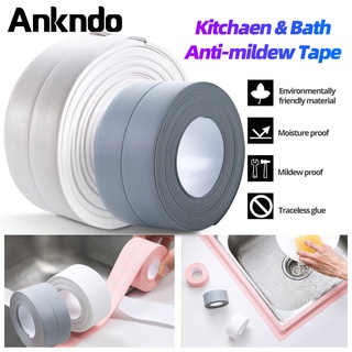 Ankndo เทปสติกเกอร์ PVC กันน้ํา มีกาวในตัว สําหรับติดตกแต่งผนังห้องน้ํา ห้องครัว