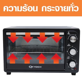 ภาพขนาดย่อของภาพหน้าปกสินค้าOXYGEN เตาอบไฟฟ้า 24 ลิตร(OVEN) รุ่น DN24E เตาอบอเนกประสงค์ จากร้าน jp.lansak บน Shopee ภาพที่ 4