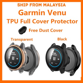 Garmin Venu ฝาครอบป้องกันเต็มรูปแบบ TPU เคสนาฬิกา ป้องกัน