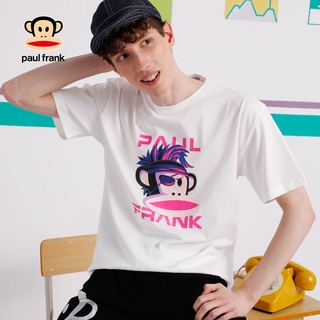 เสื้อยืดวินเทจzvSx   คนไทย   T-SHIRT เสื้อยืดแขนสั้นพิมพ์ลาย Paul Frank / Big Mouth แฟชั่นสไตล์เกาหลีสําหรับผู้ชายS-3XL