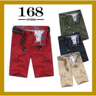 ภาพขนาดย่อของสินค้ากางเกงขาสั้นผู้ชาย สีพื้นใส่ง่าย ผ้านิ่มทรงสวย กางเกงแฟชั่นผู้ชาย BY YYNA-รุ่น L6121