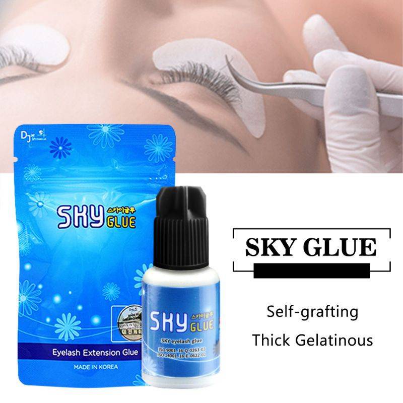 กาวต่อขนตา-skyฝาดำ5ml