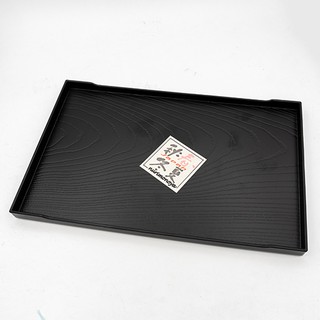 ไดโซ ถาดทรงเหลี่ยมผืนผ้าสีดำ ขนาด 16x25.4x1.5 ซม.