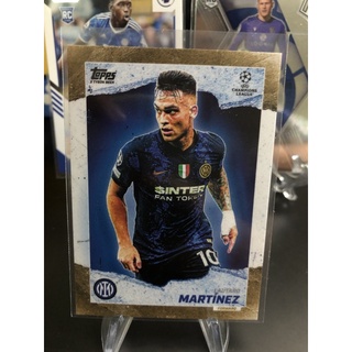 2021-22 Topps Gold X Tyson Beck UEFA Champions League Soccer Cards Inter Milan