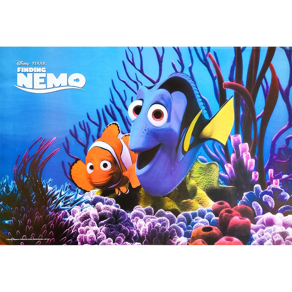 โปสเตอร์-หนัง-การ์ตูน-นีโม-ปลาเล็ก-หัวใจโต๊โต-finding-nemo-2003-poster-24-x35-นิ้ว