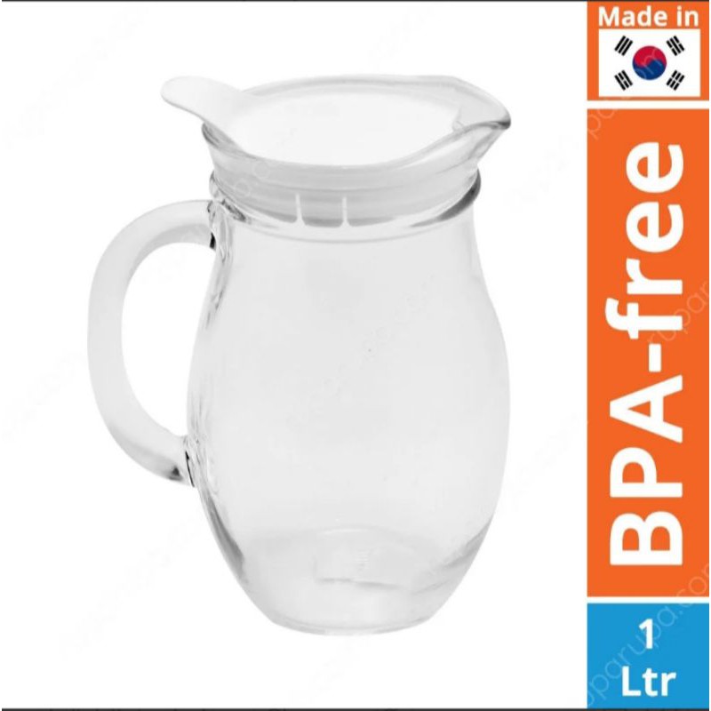 Putih Glasslock 1 Ltr เหยือกดื่ม - สีขาว | Shopee Thailand