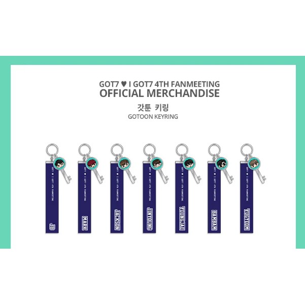 พร้อมส่ง-got7-4th-fanmeeting-official-merchandise-gotoon-keyring