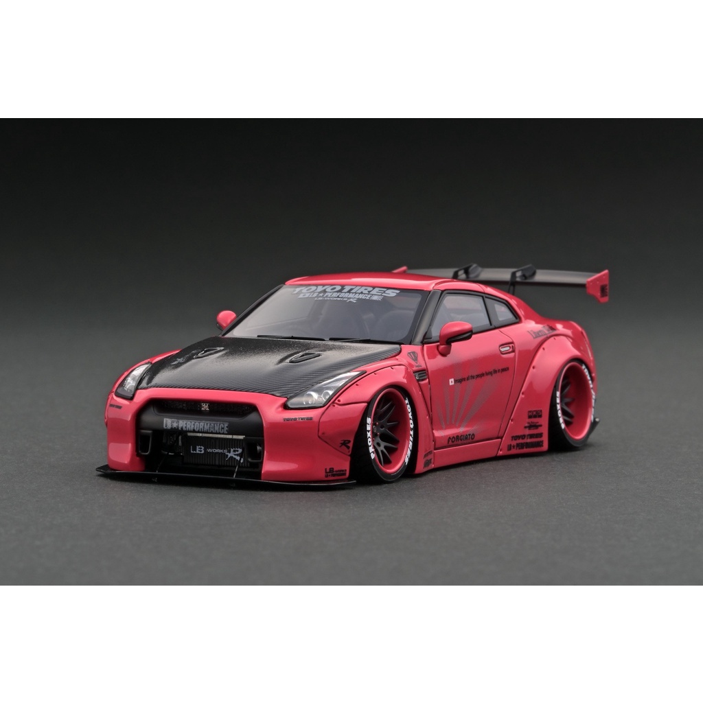 Ignition Model 2271 1/43 LB-WORKS GT-R (R35) Pink Metallic | Shopee ...