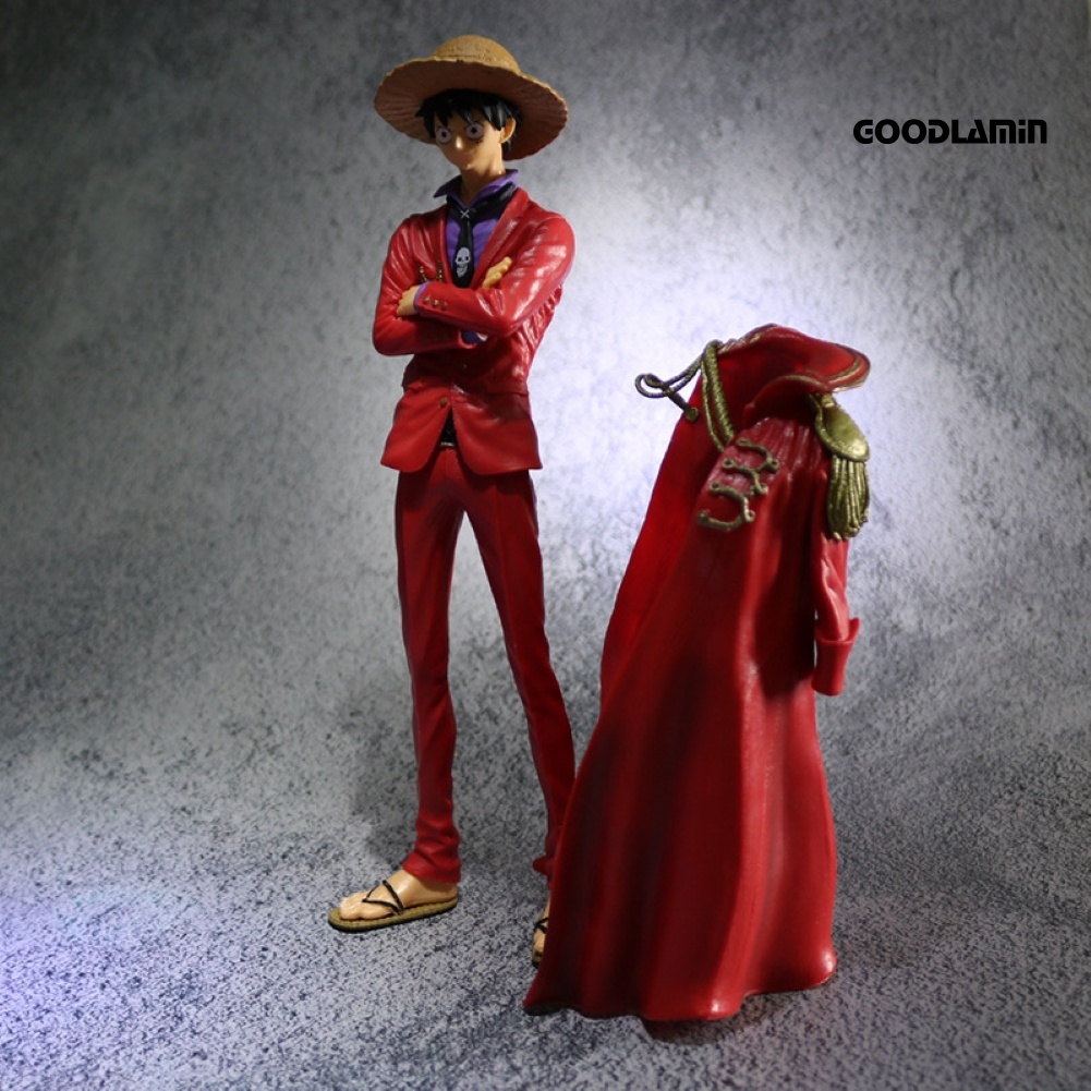 ch-one-piece-20th-anniversary-red-cloak-luffy-model-figure-room-decor-holiday-gift