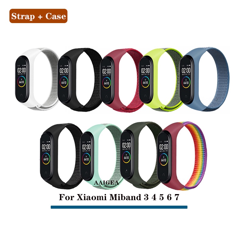 สายนาฬิกาข้อมือไนล่อนถัก-แบบเปลี่ยน-สําหรับ-mi-band-7-xiaomi-miband-3-4-5-6