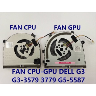 ภาพหน้าปกสินค้าพัดลม NOTEBOOK DELL  FAN CPU GPU  Dell G3 G3-3579 3779 G5 5587 15 5587 ที่เกี่ยวข้อง