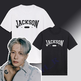 【ใหม่】เสื้อยืด  jackson 03 wang 28  shirts  got7 ทีมหวัง   สไตล์เกาหลี เสื้อยืดผ้า Cotton 100% ไม่หด ไม่ย้วย