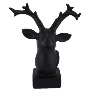 ของตกแต่ง HOME LIVING STYLE หัวกวาง MOOSE 20X24 ซม. สีดำ ประดับตกแต่งบ้านให้ดูมีสเน่ห์อย่างเป็นธรรมชาติด้วยหัวกวางมูซ จา