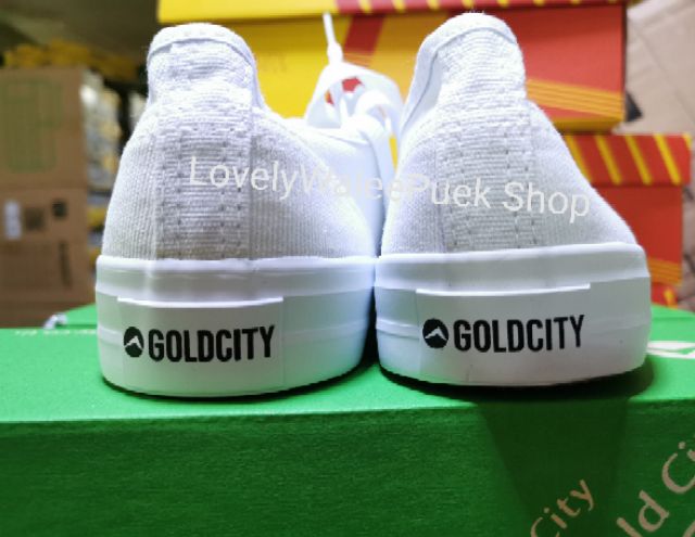 ภาพสินค้า(พร้อมส่ง )GoldCity รองเท้าผ้าใบสีขาวพื้นนุ่มใส่ทน Size 35-45 จากร้าน lovelywalee บน Shopee ภาพที่ 7