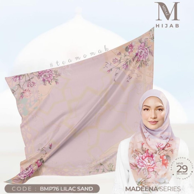 Minaz HIJAB คอลเลกชัน RAYA ใหม่ (ฟรีตัวอย่าง RAYA และเข็มกลัดฟรี BELI 2 ...