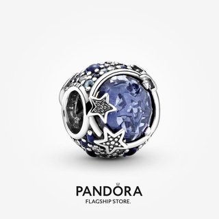 Pandora ชาร์มดาวสีฟ้า ของขวัญวันหยุด สําหรับผู้หญิง p804