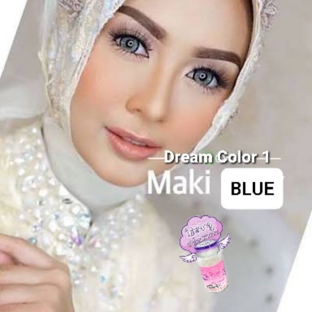 dream-color1-maki-blue-brown-gray-green-pink-contactlens-บิ๊กอาย-คอนแทคเลนส์-ราคาถูก-แถมตลับฟรี