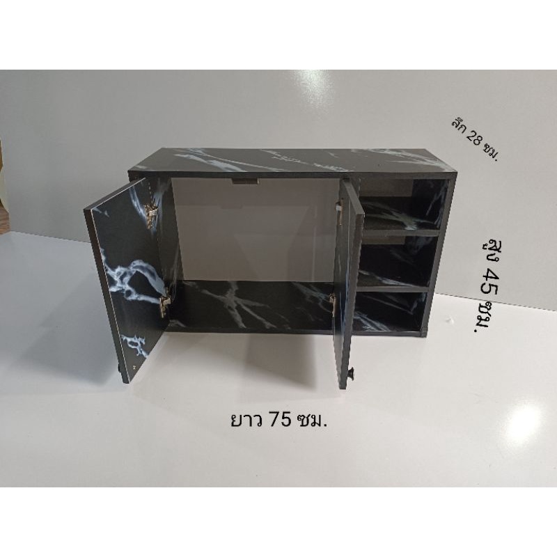 ตู้แขวนผนัง-ตู้ลอยในครัว-ตู้มีชั้นข้างประตูบานพับใน-ตู้-1-ใบต่อ-1-คำสั่งซื้อนะคะ
