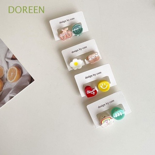 Doreen กิ๊บติดผมลายการ์ตูนกระต่ายน่ารักสไตล์เกาหลี 2 ชิ้น/ชุดสําหรับผู้หญิง