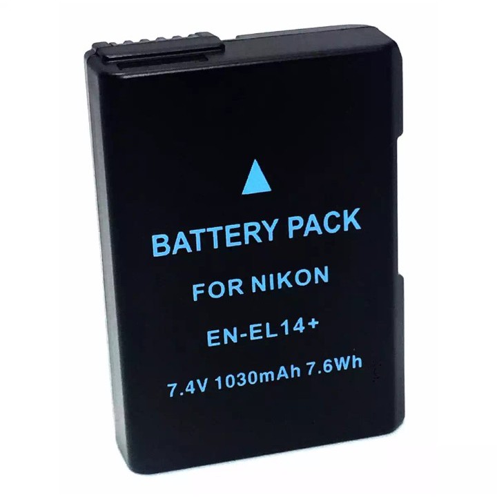 2X Batería EN-EL14 Compatible con Nikon DF, D3100, D3200, D5100, D5200, D5300, P7000, P7100, P7700, P7800 -INFOCHIP
