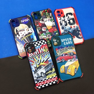 พร้อมส่ง!! Samsung A03s/A12/A31/A51 เคสกันกระแทกกันกล้อง เคสกันเลนส์กล้อง หลังขุ่น การ์ตูน วินเทจ ขอบสี เคสแฟชั่น