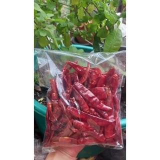 พริกแห้งเม็ดใหญ่บางช้าง(เด็ดก้าน)🌶ขนาด 500กรัม//200฿