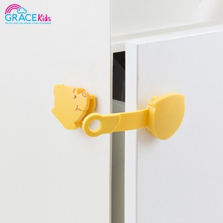 สินค้า Grace Kids ลิขสิทธิ์แท้ Disney ที่ปิดลิ้นชักและชักโครก ลายหมีพูห์ ล็อคประตู,ตู้,ลิ้นชัก ที่ล็อดตู้กันเด็กเปิด