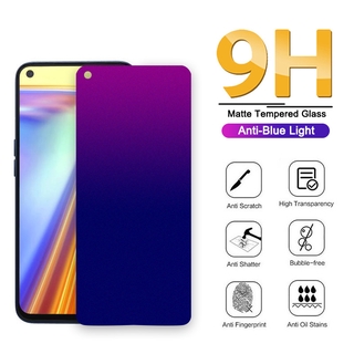 กระจกนิรภัย เนื้อแมตต์ ป้องกันแสงสีฟ้า สําหรับ Realme 10 9 9i Pro Plus 4G 5G 8i C55 C53 C33 C30s C30 C35 C25 C25s C21Y 8 7 7i 6 6i C21 C20 C17 C15 C12 C11 C3 5 5i 5s C3i C2 X50 X2 Pro XT 4G 5G Narzo 50a 50i Prime 2021 2020