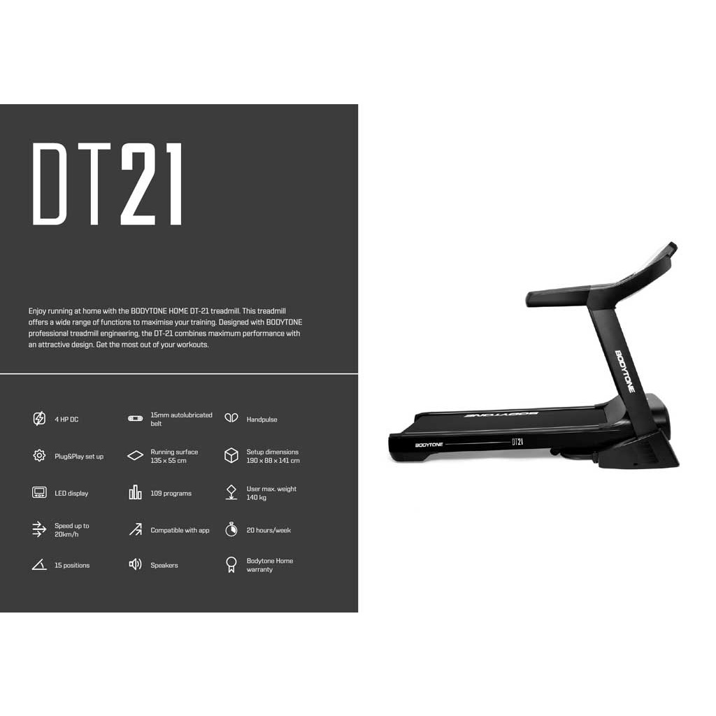 Bodytone DT21 Treadmill DC 4 Shopee Thailand